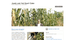 Desktop Screenshot of jamesandthegiantcorn.com