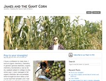 Tablet Screenshot of jamesandthegiantcorn.com